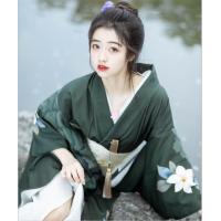 ราคา ญี่ปุ่นแบบดั้งเดิม กิโมโน การถ่ายภาพเด็กผู้หญิงแขนวินเทจ เดรส สีดำ ยาว กระโปรง สไตล์จีน กิโมโน ผู้หญิง (22403729005)
