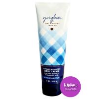 ราคา Bath Body Works GINGHAM Ultiimate Hydration Body Cream 226 ml บาธ แอนด์ บอดี้ เวิร์คส์ ครีมบำรุงผิวกายแบรนด์ดัง BBW จากอเมริกา กลิ่น กิงแฮม (22366457656)