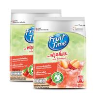 ราคา Nestle Fruit Time เนสท์เล่ ฟรุ๊ตไทม์ เครื่องดื่ม รสฟรุตตี้สละ ปรุงสำเร็จชนิดผง 420 กรัม 2แพค (22968987761)