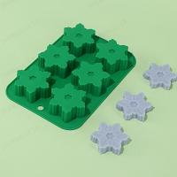 ราคา 1pc Christmas 6 Cavity Snowflake Silicone Mold 3D Fondant Mold For DIY Pudding Chocolate Candy Desserts Gummy Handmade Soap Polymer Clay Ice Cube Cake Decorating Supplies Baking Supplies Kitchen Items