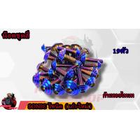 ราคา น็อตชุดสี SONIC โซนิค 1ชุด 19 ตัว น็อตชุดสีโซนิค น็อตเฟรมโซนิค น็อตชุดสีโซนิค อะไหล่แต่งรถมอเตอร์ไซต์ (16755607207)