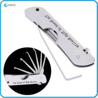 ราคา RJQFNG เหล็กไร้สนิม กุญแจล็อคกุญแจ เครื่องสกัดอาหาร ปลดล็อค เครื่องมือช่างกุญแจ เครื่องมือเปิดล็อค ประแจพับได้ (22097420261)