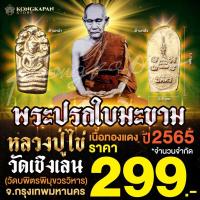ราคา พระปรกใบมะขาม หลวงปู่ไข่ วัดเชิงเลน เนื้อทองแดง ปี2565 (22787838711)