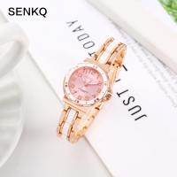 ราคา นาฬิกาผู้หญิง Senkq กันน้ํา แฟชั่น นาฬิกาควอตซ์ขนาดเล็ก รุ่น T41 (21784139187)