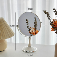 ราคา Vivacity จัดส่งฟรี กระจกตั้งโต๊ะกระจกเจ้าหญิงกระจกเงาโต๊ะเครื่องแป้ง360องศา Cermin Putar 6นิ้วตั้งโต๊ะแบบสองด้านกระจกแต่งหน้ายุโรป (22719665111)