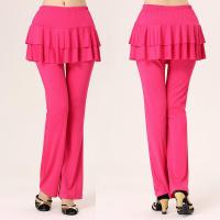 ราคา เสื้อผ้าเต้นรําทรงเหลี่ยมสไตล์ใหม่ กระโปรง กางเกง นม ผ้าไหม กางเกง ยาวบาน กางเกงขายาว สําหรับคุณแม่ ฤดูร้อน เต้นรํา กางเกง ผู้ใหญ่สูง เอว ยาว กางเกงขายาว (22343543532)