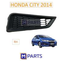 ราคา ฝาปิดไฟตัดหมอก ฝาปิดไฟสปอร์ตไลท์ HONDA CITY ปี2014 เเบบทึบ ดำล้วน ไม่มีรู ข้างขวา คนขับ (22228358258)