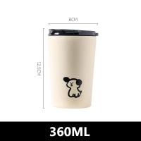 ราคา แก้วกาแฟร้อน ถ้วยฉนวนกันความร้อนกาแฟพิมพ์ลูกสุนัข แก้วกาแฟ แก้วเก็บเย็น แก้วน้ำ แก้วเก็บความเย็น 304 สแตนเลสถ้วยน้ำสำนักงานแบบพกพา BH0604 (21241967640)