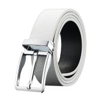 ราคา ANFH เข็มขัดทำงานกอล์ฟหนังผู้ชายผู้ชายแฟชั่น01สีขาว41 3นิ้ว 105ซม (22307076879)
