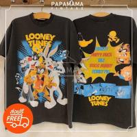 ราคา LOONEY TUNES Bio Washed ป้ายUSA เสื้อวินเทจ ลายการ์ตูน ลูนี่ตูนส์ เสื้อฟอก men tshirt vintage shirt (22350819922)