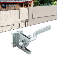 ราคา Gazechimp Carbon Steel Gate Latch Hardware Easy Install Door Latch Durable Fence Lock for Outdoor Pasture Garden Backyard Wood Fence Gate (20853917837)