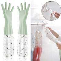 ราคา เครื่องล้างจานถุงมือน้ำยางพิเศษถุงมือทำความสะอาดถุงมือกันน้ำถุงมืออเนกประสงค์ที่มีคุณภาพสูง 1 คู่ (21784574630)