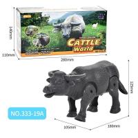 ราคา พร้อมส่ง ของเล่นโมเดลสัตว์ รูปสัตว์จำลอง รูปวัว รูปควาย Simulation Animal เดินได้ ขยับหัวและหางได้ มีเสียง มีไฟ (23011487320)