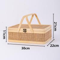 ราคา Handcrafted ตะกร้าไม้ไผ่ที่ว่างเปล่ากล่อง Zongzi Carrier ฤดูใบไม้ผลิ เทศกาลบรรจุภัณฑ์ของขวัญ Mooncake คอนเทนเนอร์ห่อไม้ไผ่เป็นมิตรกับสิ่งแวดล้อม (20050243912)