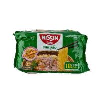 ราคา สินค้ามาใหม่ นิสชิน บะหมี่กึ่งสำเร็จรูป รสหมูสับ 60 กรัม x 10 ซอง NISSIN Bag Instant Noodle Minced Pork 60 g x 10 ล็อตใหม่มาล่าสุด สินค้าสด มีเก็บเงินปลายทาง (16285710978)