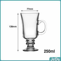 ราคา JeDa แก้วใส 201 300 ml แก้วเครื่องดื่ม ไอสครีม แก้วเบียร์ วินเทจ Creative glass (22126297137)
