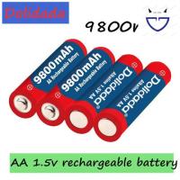 ราคา Hot New brand 1 5V AAA 8800mAh Battery AA 9800mAh Rechargeable Battery NI MH 1 5V BatterIes For Clocks Mice Computers Toys With Charger new brand (21934270964)