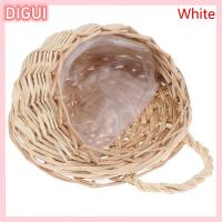 ราคา DIGUI กระถางดอกไม้แขวนผนังหวาย rattam ตะกร้าสวนเถากระถางต้นไม้ผู้ถือ (22931856894)