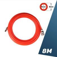 ราคา สายลม สายลมสปริง สายลมสีส้ม สายลมขด ยาว 8 10 12 15 เมตร สายปั๊มลม 8x5mm PU AIR HOSE แบบขดสปริง พร้อมหัวคอปเปอร์ สีส้ม (22365082002)