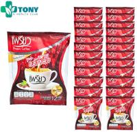 ราคา กาแฟปรุงสำเร็จชนิดผง สูตรผสมโครเมียม ตรา เพรียว คอฟฟี่ ขนาด 12g ซอง Instant Coffee Powder with Chromium Preaw Coffee Brand 12g sachet (22192677599)