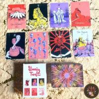 ราคา ไพ่ยิปซี ไพ่ทาโรต์ พร้อมส่ง Stunning tarot ขนาดจิ๋ว 6 9 cm แถมไฟล์คู่มืออ่านไพ่ภาษาไทยฉบับมือใหม่ (21296530246)