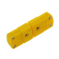 ราคา Yellow Plastic Shell K Type Thermocouple Plug Socket Connector Set (22884186929)