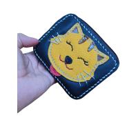ราคา กระเป๋าสตางค์หนังแท้ แมวเหมียว งานแฮนด์เมด ขนาด 4 4 3 4 0 6 นิ้ว (22771110909)