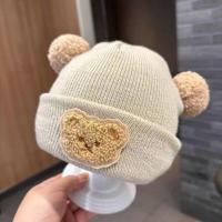 ราคา หมวกอบอุ่นไหมพรมปอมปอมปอมสำหรับเด็กทารกหมวกหมวกเด็กหมวกสีทึบเสื้อคลุมเด็กหญิงสำหรับเด็กผู้ชายถักแบบเกาหลี (23091768826)