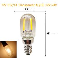 ราคา หลอดไฟ DC12V 24V หลอดไฟ E14หลอดไส้โคมไฟแก้วหลอดไฟหลอดไฟเรโทร1W ไส้หลอด LED แบบ E27 (20622735302)