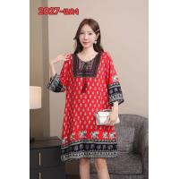 ราคา มินิเดรสสาวอวบสไตล์โบฮีเมียน (21580077782)