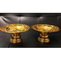 ราคา พาน พานทอง พานโตก ขนาด 18cm พานดอกไม้ พานไหว้พระ พานใส่ดอกไม้ พานทอง พานเงิน พานใส่ดอกไม้ พานถวายพระ (3339412157)