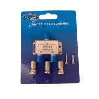 ราคา ส่งไว PK ตัวแยกสัญญาณดาวเทียม2 ทาง 2WAY SPLITTER 5 2500MHZ (20509596469)