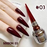 ราคา MXBON สีทาเล็บ สีโทนแดง แดงไวน์ ของแท้100 (22930085238)