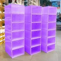 ราคา กล่องรองเท้า กล่องใส่รองเท้า กล่องใส่รองเท้า กล่องเก็บรองเท้า ที่ใส่รองเท้า กล่องเก็บของ เปิดฝาด้านหน้า มีให้เลือก 2 ขนาด (22987139111)