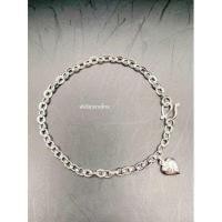 ราคา สร้อยข้อมือเงินลาวแท้ลายโซ่ฝรั่งพร้อมส่ง (22521954891)