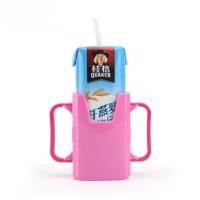 ราคา Crystal ผู้ถือกล่องนม กล่องกันบีบ ที่ใส่กล่องนม ปรับขนาดได้ บีบคอนเทนเนอร์เครื่องดื่มที่วางแก้วเด็กกล่องนม (22618133213)