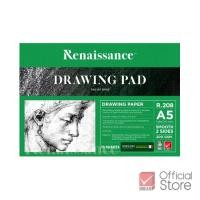 ราคา Renaissance สมุดวาดรูป สมุดวาดเขียน สมุดวาดเขียนสีน้ำ ผิวเรียบ ผิวหยาบ 200 แกรม A5 จำนวน 1 เล่ม (23116865596)