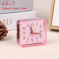 ราคา TELV นาฬิกาปลุกควอทซ์ทรงสี่เหลี่ยมขนาดเล็ก1ชิ้นนาฬิกาปลุกใช้แบตเตอรี่นาฬิกาสำหรับห้องนอนนอนเรียนตกแต่งบ้าน (22568889271)