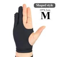 ราคา ถุงมือป้องกันการเสียดสีบริเวณที่เขียนแบบสองนิ้ว รูปแบบรูปทรงสำหรับกราฟิก โต๊ะ การวาดภาพใดๆทั้งสำหรับถุงมือวาดรูปมือซ้ายและขวาฟรีไซส์ (20236458718)