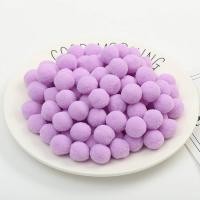 ราคา Youer 100ชิ้น แพ็คปอมปอมบอลเย็บบนผ้าอุปกรณ์เสริม1ซม สีผสมปอมปอมงานฝีมือขนสัตว์ DIY นุ่มปอมปอมปอมตกแต่งงานแต่งงาน (22694035050)