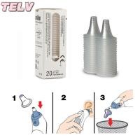 ราคา TELV เครื่องวัดอุณหภูมิหูฝาครอบเลนส์กรอง Probe COVER caps สำหรับ Braun thermoscan 20pcs (22812068157)