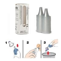 ราคา ZAU เครื่องวัดอุณหภูมิหูฝาครอบเลนส์กรอง Probe COVER caps สำหรับ Braun thermoscan 20pcs (22839450381)