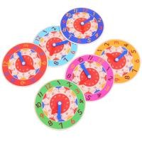 ราคา PlayPalaceE นาฬิกาไม้มอนเตสซอรี่สำหรับเด็กนาฬิกาความรู้ความเข้าใจที่สองของเล่นชั่วโมงนาที (23059785261)