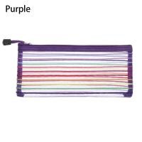 ราคา SADIE 1pc กระเป๋าถือ กระเป๋าใส่เหรียญ ไนลอน เครื่องเขียน สีรุ้ง แต่งหน้า ที่เก็บเครื่องสำอาง กระเป๋าใส่ปากกาตาข่าย กริด กระเป๋าดินสอแบบมีซิป (22693138719)