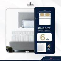 ราคา Dunlopillo ที่นอนยางพาราแท้ 100 นุ่มแน่น รุ่น Firma Latex III ความหนา 4 นิ้ว Latex Made In Belgium แถมหมอนหนุนสุขภาพ ส่งฟรี (22465672945)