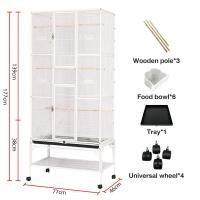 ราคา Winky wink กรงนก กรงทรงบ้าน กรงเพาะนก กรงกระรอก เคลือบกันสนิม สัตว์เลี้ยง นกแก้ว สำหรับนกทุกขนาด ซันคอนัวร์ ค็อกคาเทล แอฟริกันเกรย์ (23140564345)