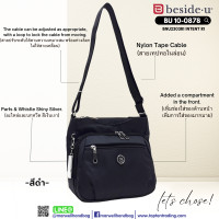 ราคา Beside u บีไซค์ยู กระเป๋าถือสตรี รุ่น BU 10 0878 (21399574649)