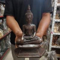 ราคา หลวงพ่อพระใส วัดโพธิ์ชัย รุ่นเเรกของเเท้จากวัด เนื้อทองเหลืองรมดำ หน้าตัก 5 นิ้วB (18621087969)