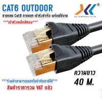 ราคา XLL สายเเลน CAT6 ภายนอกอาคาร สายอินเตอร์เน็ต สายเน็ต Lan Cable CAT6 Outdoor สำหรับใช้ภายนอกอาคาร เข้าหัวสำเร็จรูปพร้อมใช้งาน ความยาว 1 50 เมตร (17578466888)