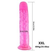 ราคา ขนาดใหญ่สายรัดdildoปรับดูดถ้วยสําหรับanalกระตุ้นความรู้สึกจริงซิลิโคนvibratingผู้ใหญ่ของเล่นคู่ (22950351294)